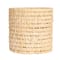 Household Essentials 9.75" Natural Handwoven Corn Leaf Waste Basket